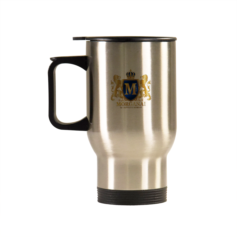 Drinkware Brushed Stainless Steel Driver Mug 15oz