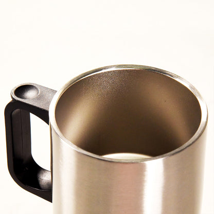 Drinkware Brushed Stainless Steel Driver Mug 15oz